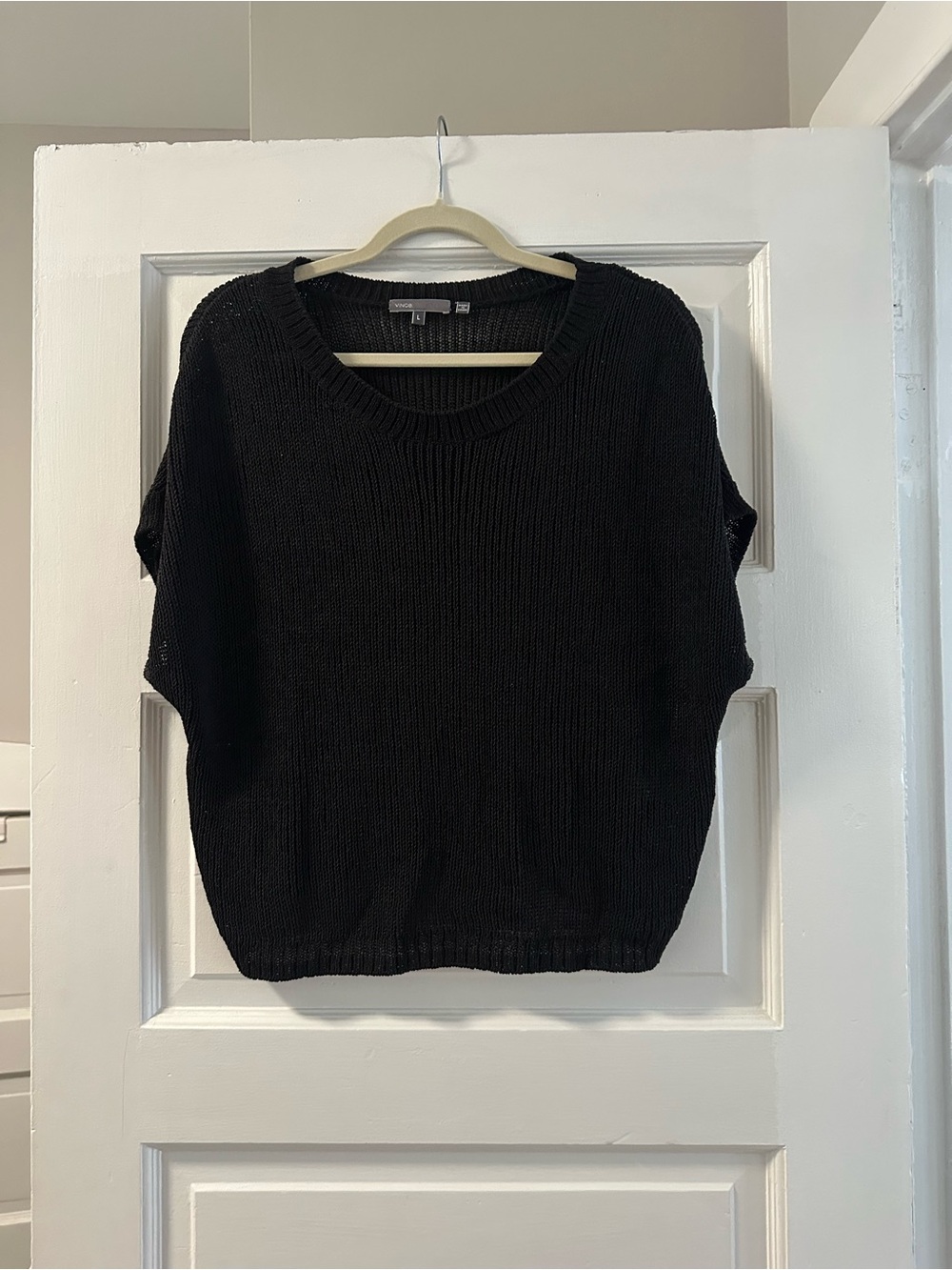 Vince Black Knit slouchy fit Sweater - Women
